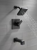 Delta Faucet Matte Black Single Handle Single Function Bathtub & Shower Faucet (Trim Only) 