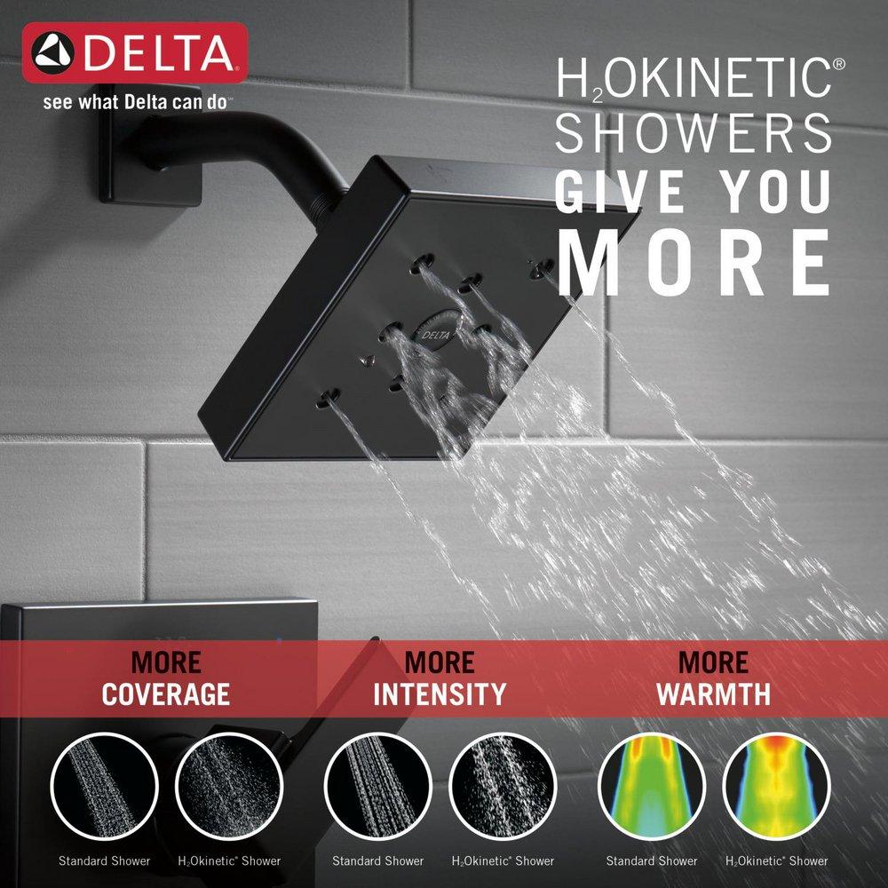 Delta Faucet Matte Black Single Handle Single Function Bathtub & Shower Faucet (Trim Only) 