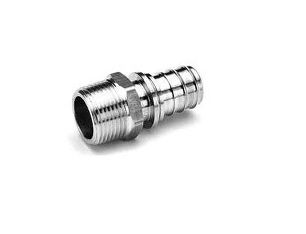 REHAU Brass PEX Everloc+ x MPT Adapter 