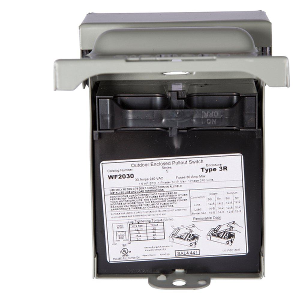 Siemens Energy & Automation AC Disc Fuse 3hp 