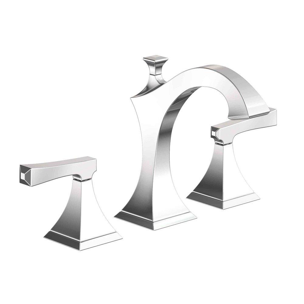 Newport Brass Polished Chrome Two Handle Widespread Bathroom Sink Faucet 