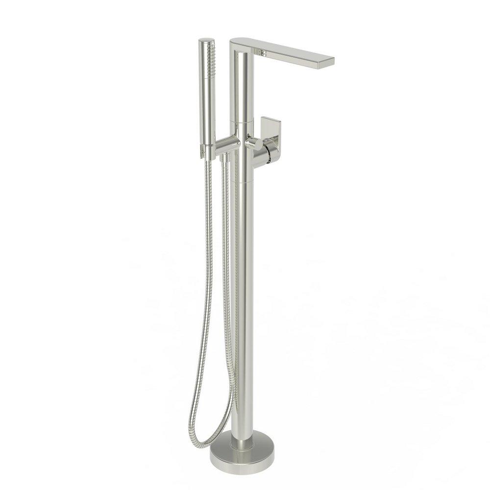 Newport Brass Polished Nickel - Natural Single Lever Handle Floor Mount Filler Trim Only 
