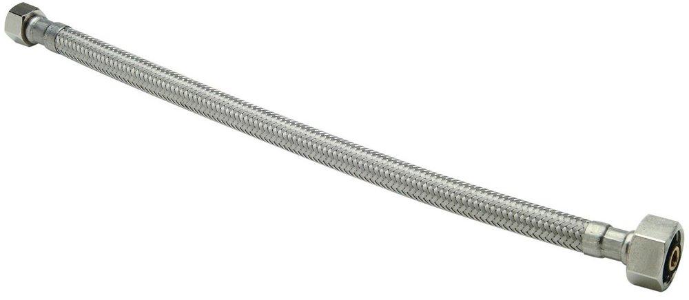 Zurn Stainless Steel 3/8 x 1/2 in. Braided Stainless Flexible Water Connector 