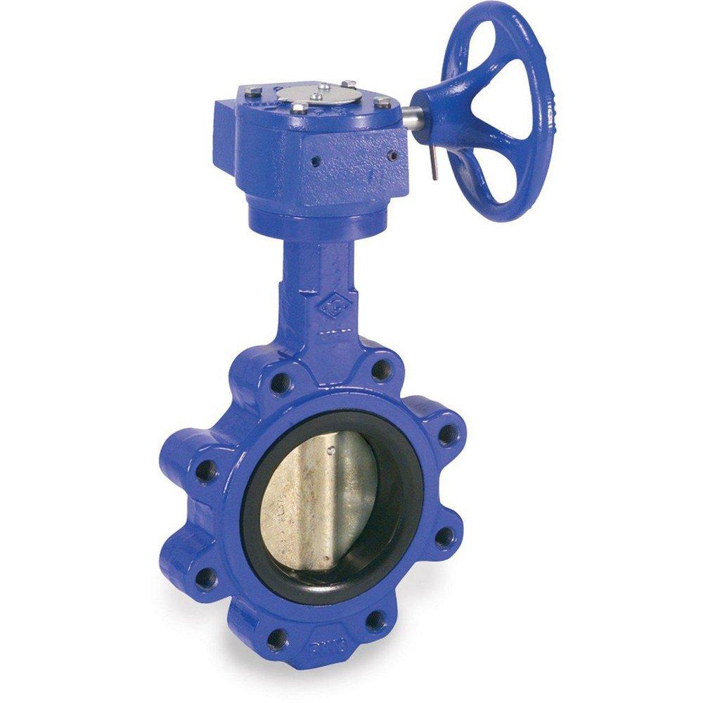 ABZ Manufacturing Ductile Iron Lug EPDM Bare Stem Butterfly Valve 