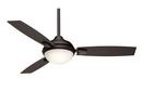 16W 3-Blade Ceiling Fan with 54 in. Blade Span and 1-Light in Maiden Bronze