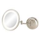 Kimball and Young Brushed Nickel 9-63/100 in. Wall Mount Magnifying Mirror 