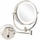 12 in. Wall Mount Magnifying Mirror in Polished Nickel