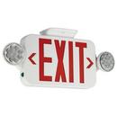 Hubbell White Combination Exit or Emergency Light Letter 