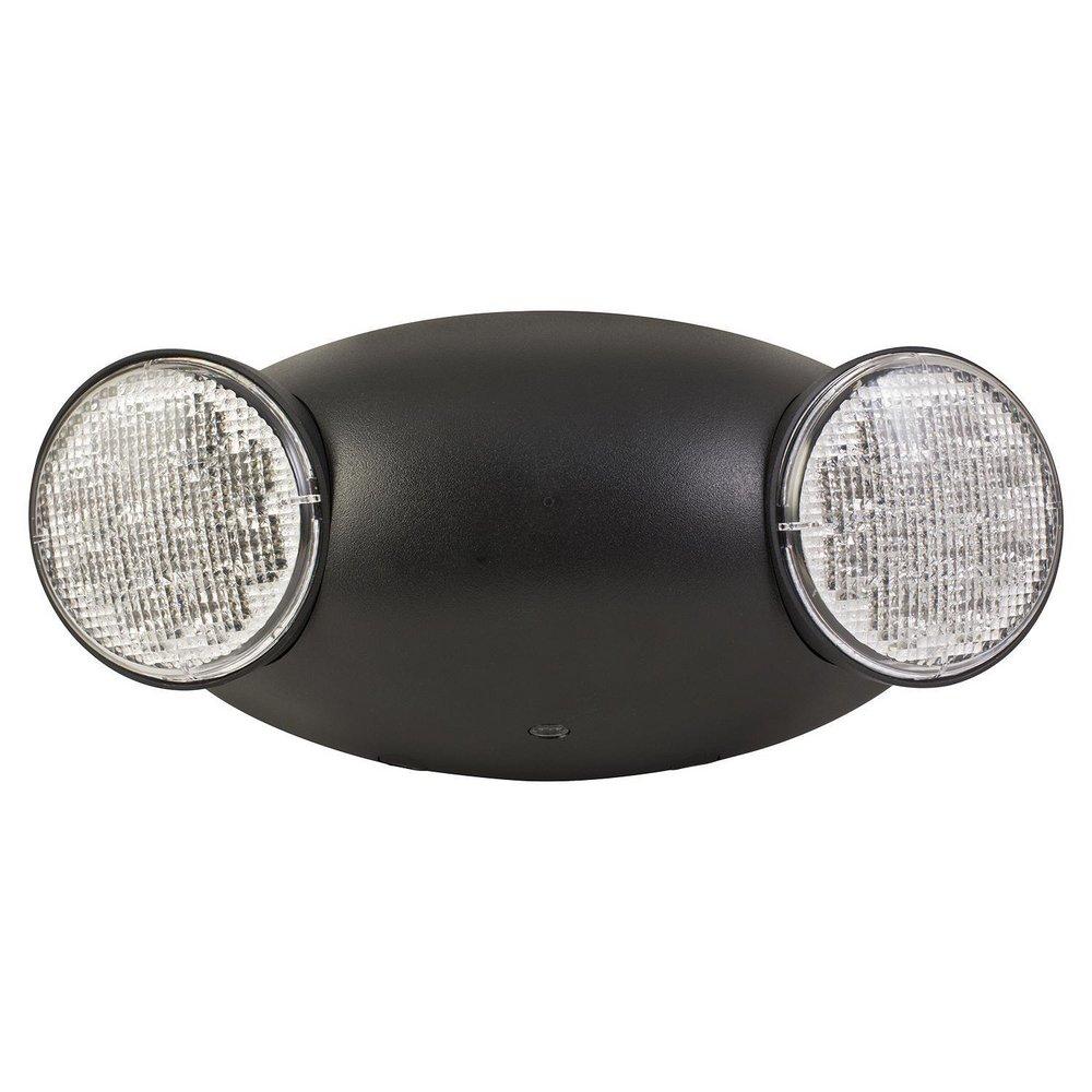 Hubbell Black 1 W 2 Light Integrated LED Emergency Light 