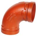 4 in. Grooved 90 Degree 1000 psi Rust Inhibiting Painted Ductile Iron Elbow