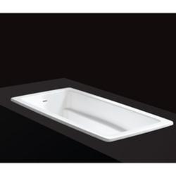 65-7/8 x 35-5/8 in. Soaker Drop-In Bathtub with Left Drain in Englishcast White