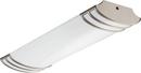 Lithonia Lighting Brushed Nickel 34W 2-Light Fluorescent T8 Linear Ceiling Fixture in Brushed Nickel 