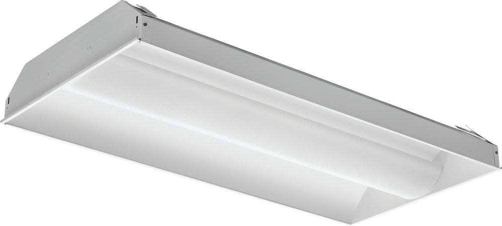 Lithonia Lighting White 96W 3-Light Fluorescent T8 Linear Ceiling Fixture in White 