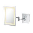 8 in. Wall Mount Magnifying Mirror in Polished Chrome