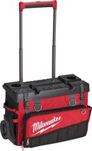 24" Hardtop Rolling Bag with 250 lb Weight Capacity in Black and Red