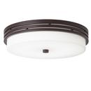 Kichler Lighting Olde Bronze 14 in. 22W 1-Light Integrated LED Flush Mount Ceiling Fixture 