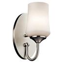 10W 1-Light Medium E-26 LED Wall Sconce in Brushed Nickel