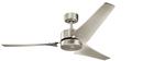 Kichler Lighting Brushed Nickel 100W 3-Blade Ceiling Fan with 60 in. Blade Span 