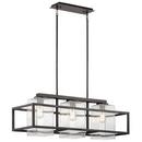 Kichler Lighting Weathered Zinc 150W 3-Light Outdoor Chandelier 