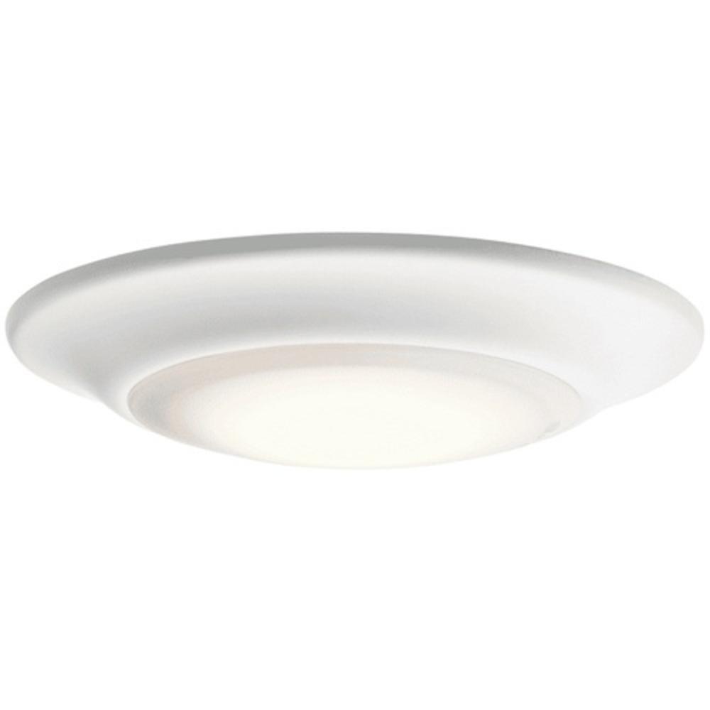 Kichler Lighting White 7-1/2 in. 15W 1-Light Integrated LED Flush Mount Ceiling Fixture 