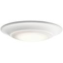 Kichler Lighting White 7-1/2 in. 15W 1-Light Integrated LED Flush Mount Ceiling Fixture 