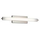 1-Light LED Bath Light in Brushed Nickel