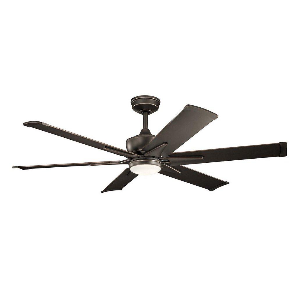 Kichler Lighting Olde Bronze 31W 6-Blade Ceiling Fan with 60 in. Blade Span 