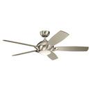 Kichler Lighting Brushed Stainless Steel 17W 5-Blade Ceiling Fan with 54 in. Blade Span 