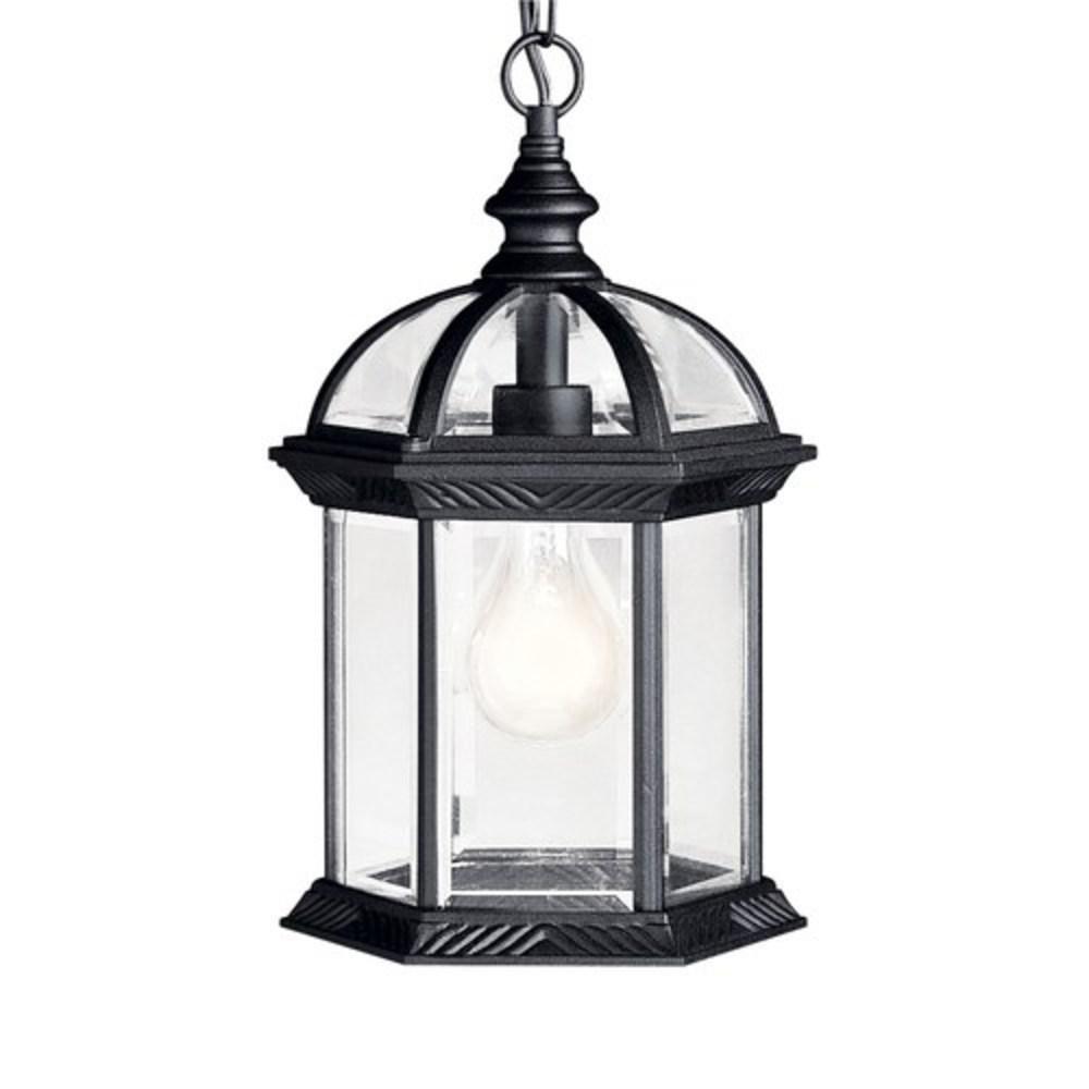 Kichler Lighting Black 100W 1-Light Medium E-26 LED Outdoor Pendant 