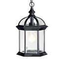 Kichler Lighting Black 100W 1-Light Medium E-26 LED Outdoor Pendant 