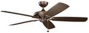 75W 5-Blade Ceiling Fan with 60 in. Blade Span in Weathered Copper Powder Coat