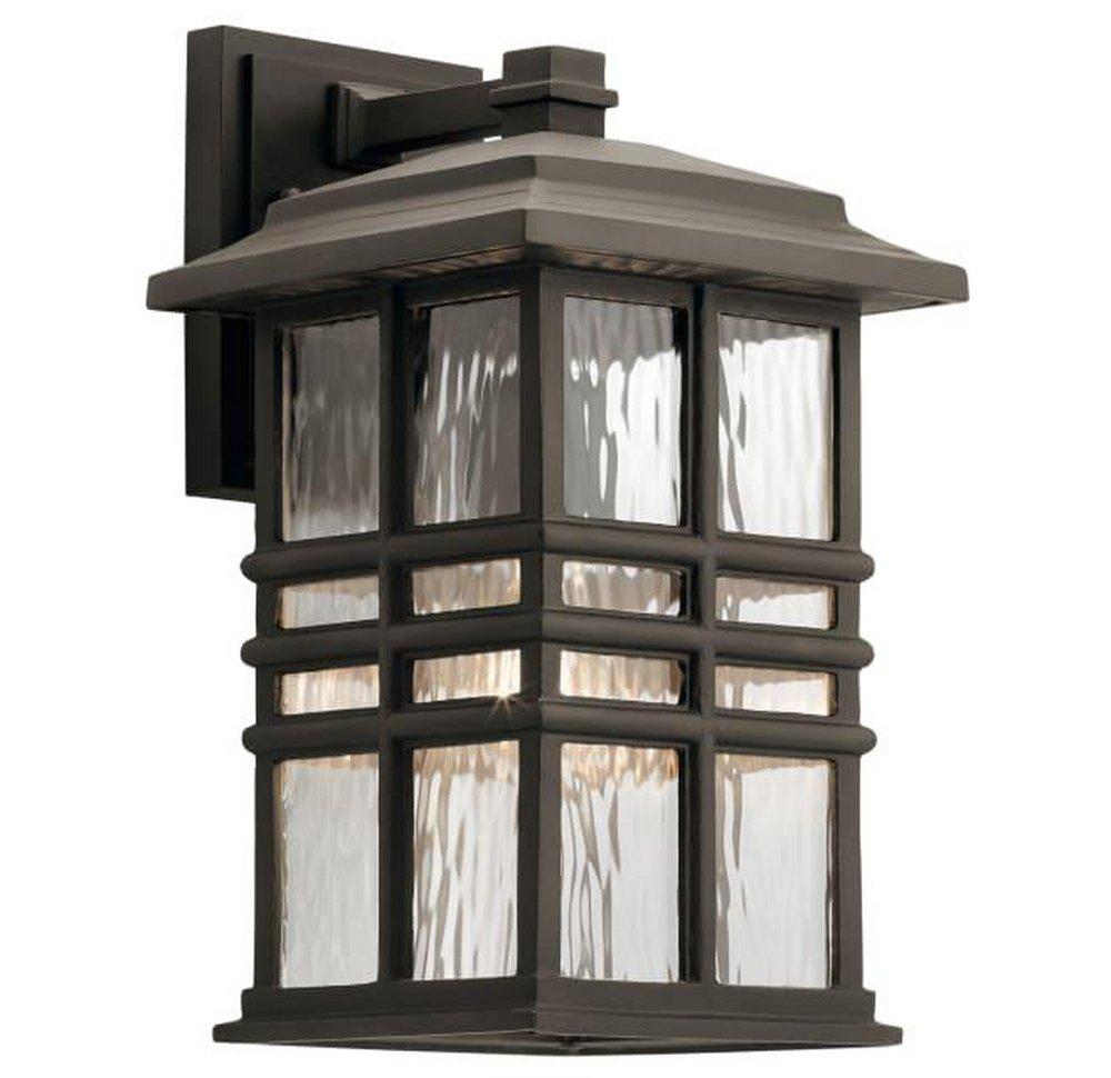Kichler Lighting Olde Bronze 14-1/4 in. 60W 1-Light Outdoor Wall Lantern 