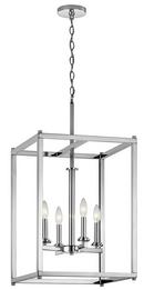 60W 4-Light Incandescent Pendant in Polished Chrome