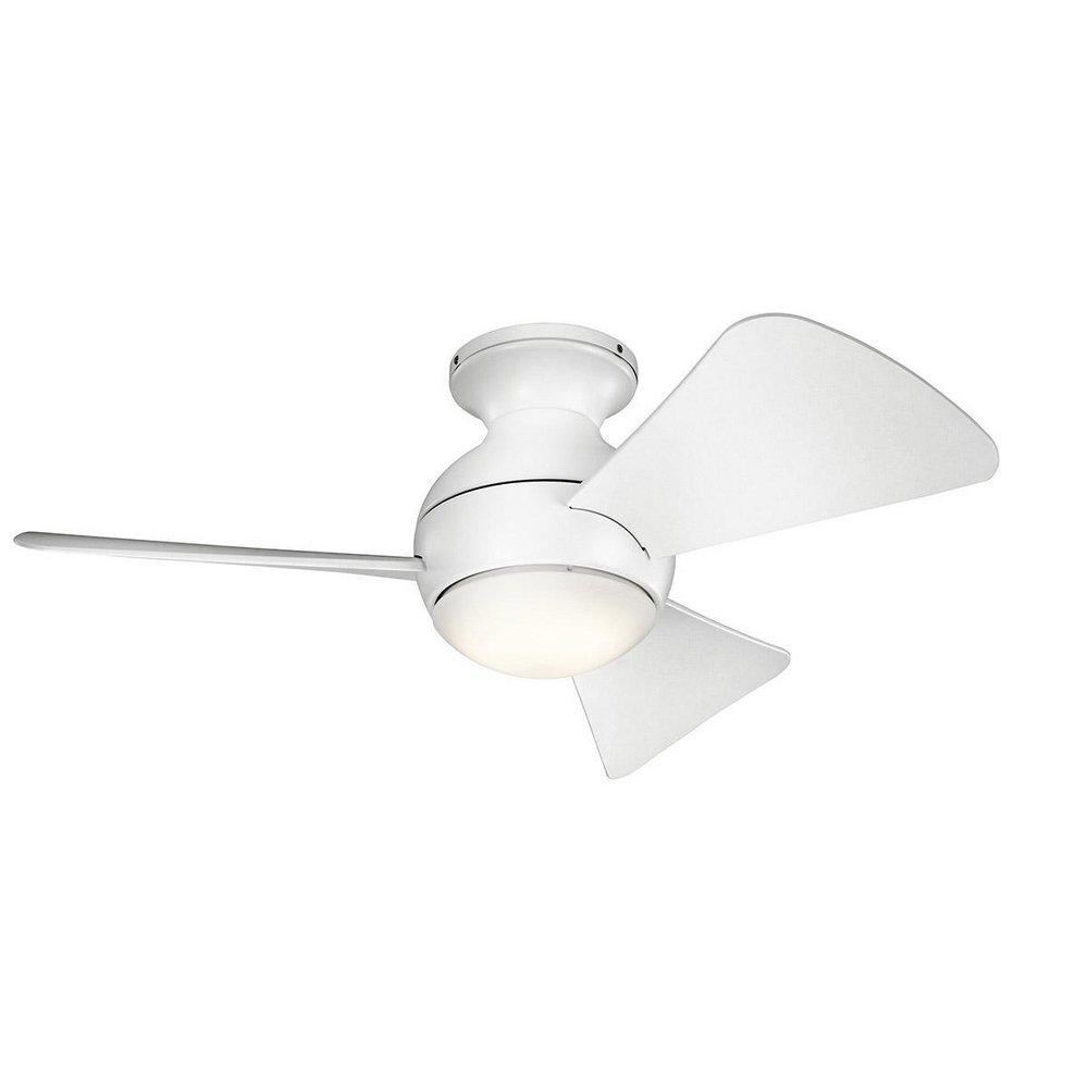 Kichler Lighting Matte White 67W 3-Blade Ceiling Fan 