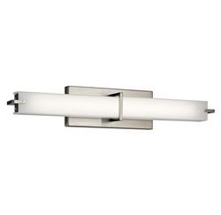 1-Light LED Bath Light in Brushed Nickel
