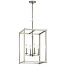 Kichler Lighting Brushed Nickel 31 in. Foyer 4-Light Pendant 