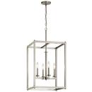 Kichler Lighting Brushed Nickel 31 in. Foyer 4-Light Pendant 