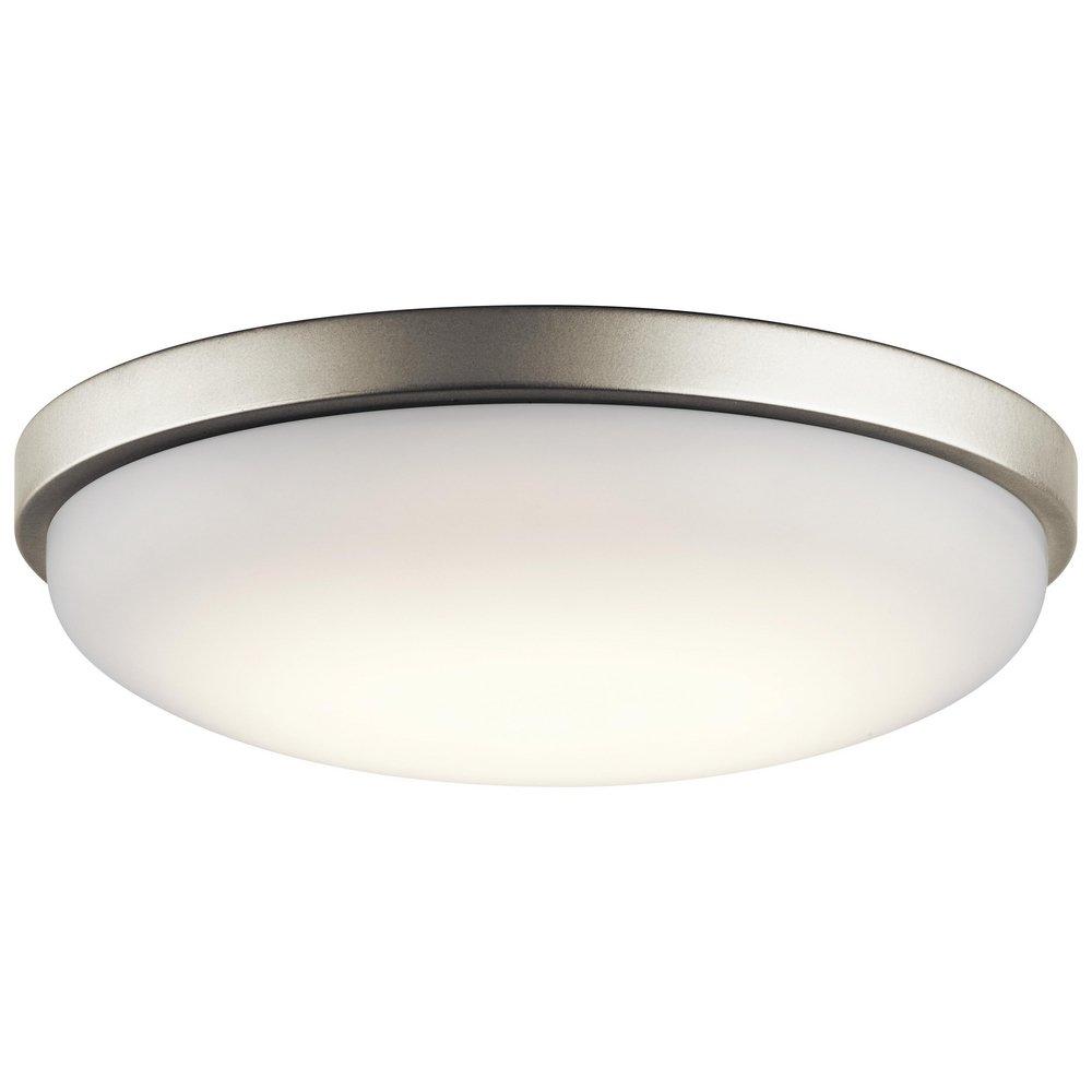 Kichler Lighting Brushed Nickel 14-1/2 in. 23W 1-Light Integrated LED Flush Mount Ceiling Fixture 