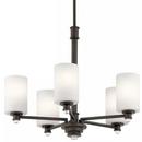 Kichler Lighting Olde Bronze 45W 5-Light Medium E-26 LED Chandelier 