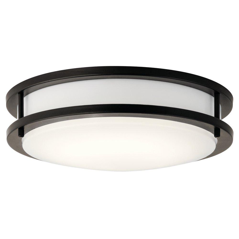 Kichler Lighting Olde Bronze 1-Light Flushmount Ceiling Light 
