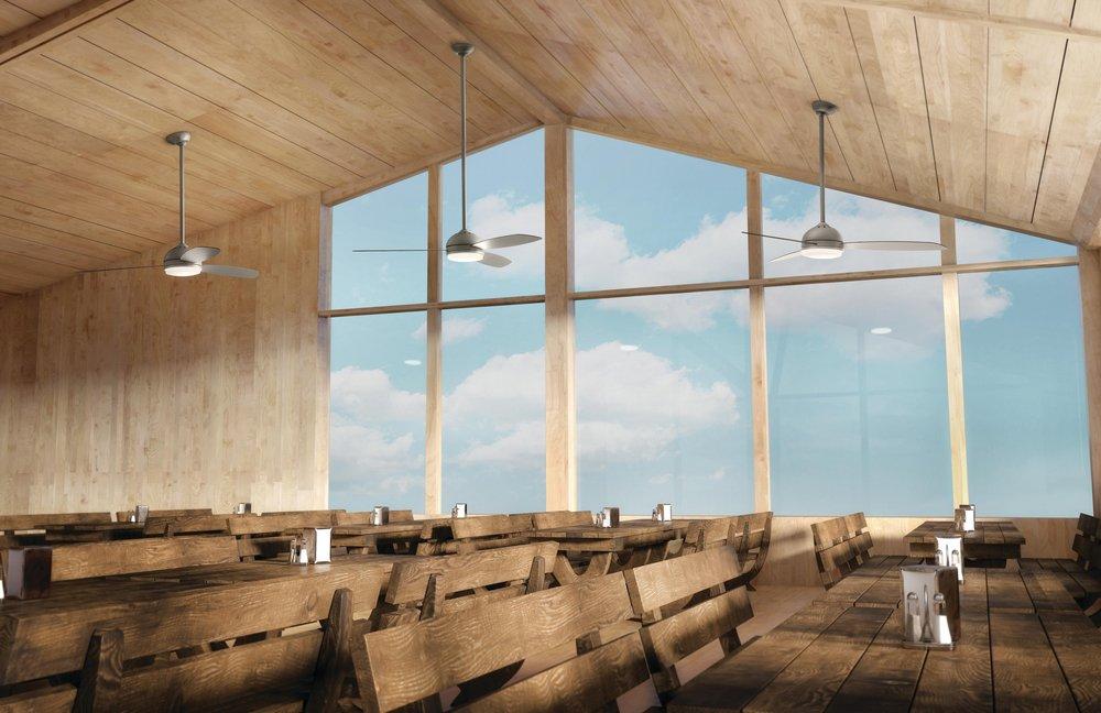 Kichler Lighting Brushed Nickel 55W 3-Blade Ceiling Fan with 52 in. Blade Span 