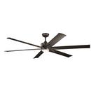 Kichler Lighting Olde Bronze 17W 6-Blade LED Ceiling Fan with 80 in. Blade Span 