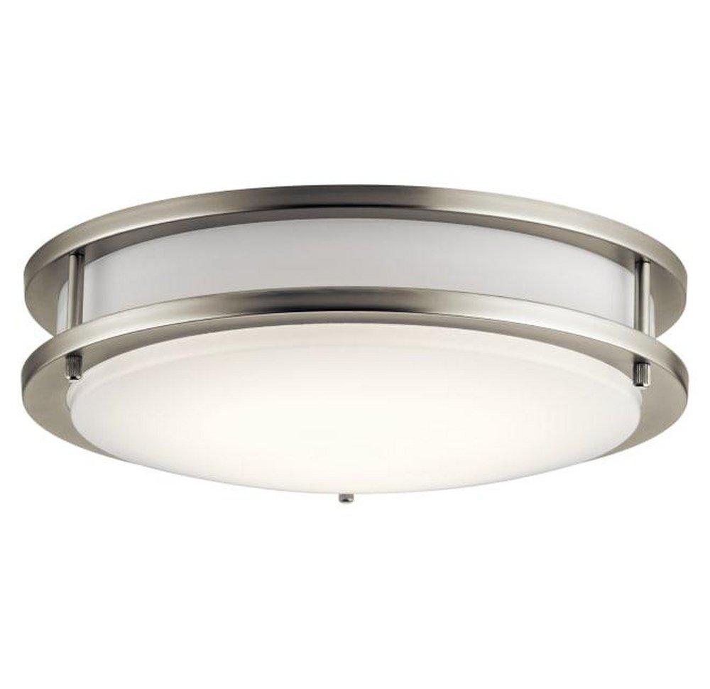 Kichler Lighting Brushed Nickel 1-Light Flushmount Ceiling Light 