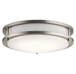 1-Light Flushmount Ceiling Light in Brushed Nickel