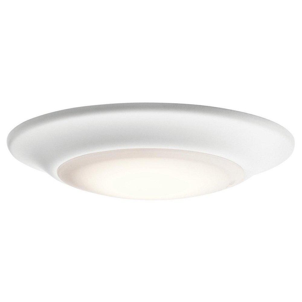 Kichler Lighting White 15W 1-Light LED Flushmount Ceiling Fixture 
