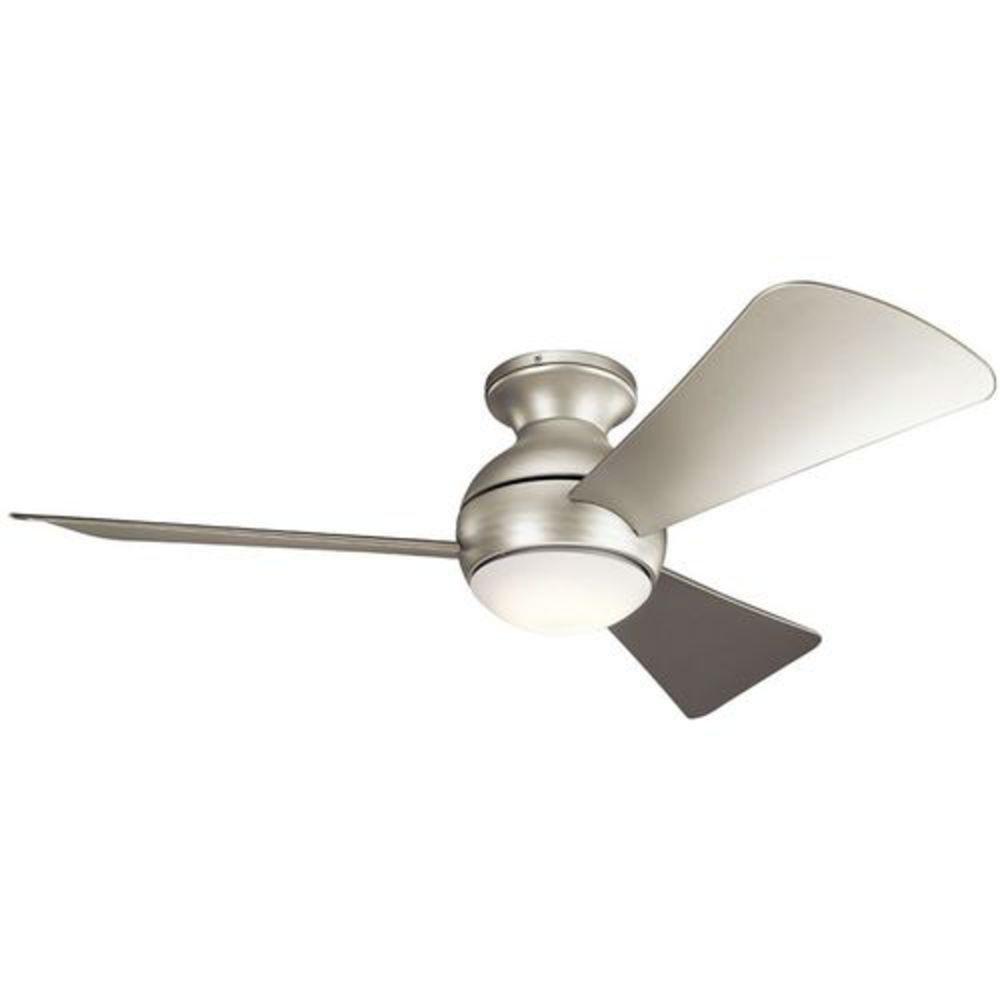 Kichler Lighting Brushed Nickel 65W 3-Blade Ceiling Fan with 44 in. Blade Span 