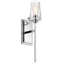 Kichler Lighting Chrome 1-Light 60W Medium E-26 Incandescent Wall Sconce 