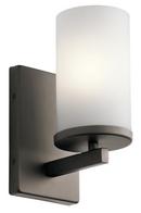 100W 1-Light Incandescent Wall Sconce in Olde Bronze