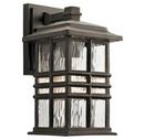 1-Light 60W Down Lighting Outdoor Wall Light in Olde Bronze