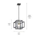 Kichler Lighting Black 60W 1-Light Pendant 